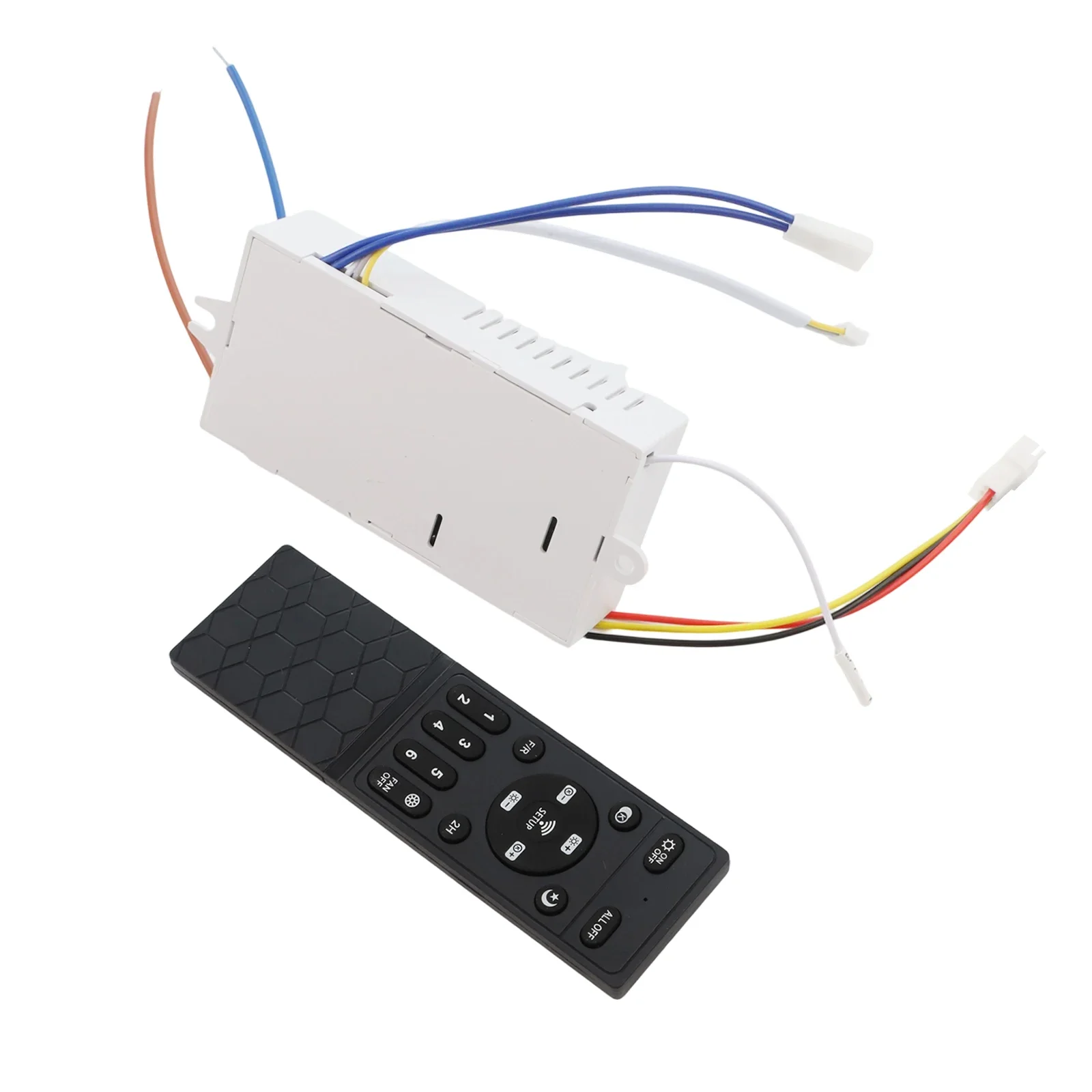LED Ceiling Fan Remote Control Kit 6-Speed Settings And Dimming Function And Variable Frequency DC Controller Remote Control Kit