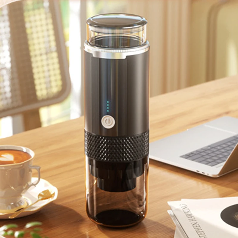 

Portable Electric Capsule Coffee Machine Suitable For Ground Coffee And Coffee Capsules Travel Espresso Machine For Camping