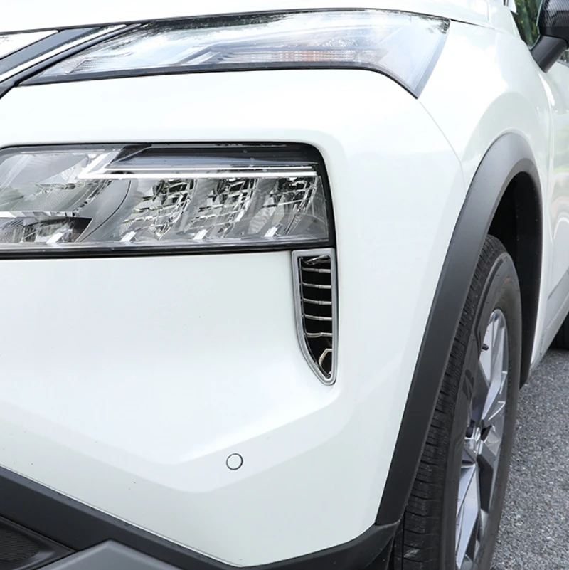 

Fog Lights Lamps Eyelid Eyebrow Decoration Cover Trim Car Styling For Nissan X-Trail X Trail Rogue T33 2021 2022 Accessories