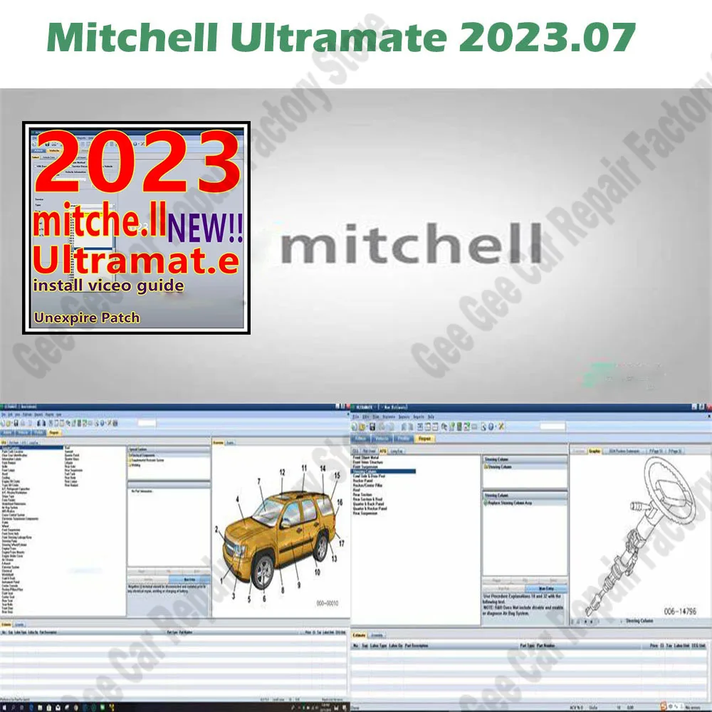 MITCHell ULTRAMATE 2023.07 obd2 scanner COMPLETE ADVANCED ESTIMATING SYSTEM+ Patch for never expire+ Can installed indefinitely
