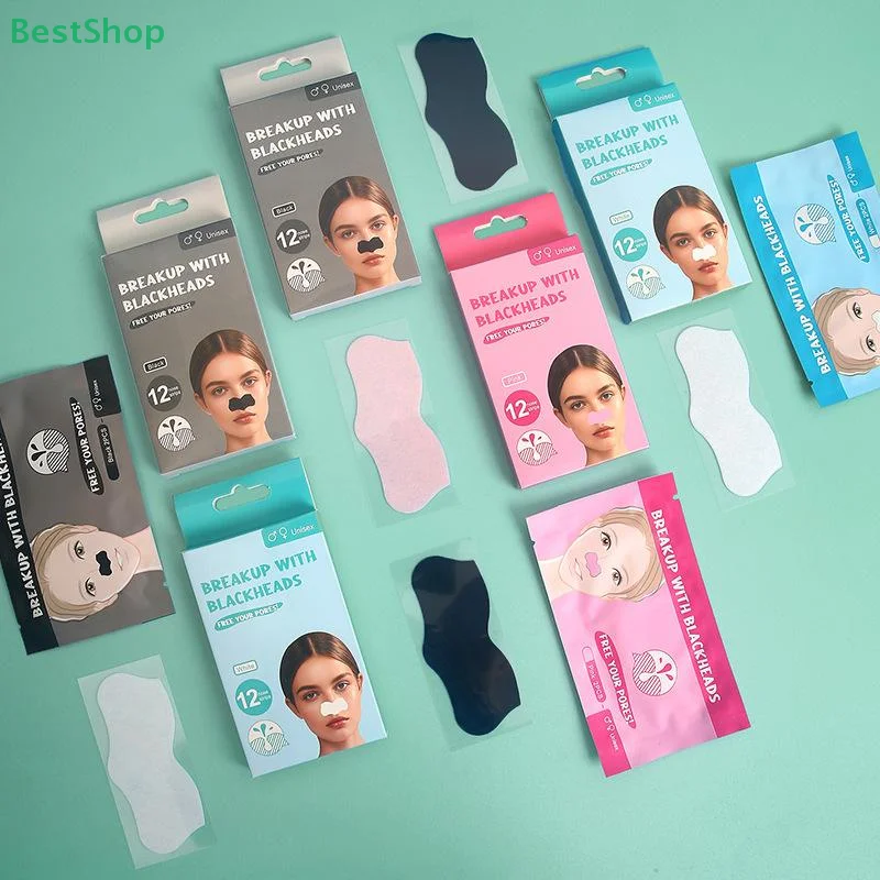 Nose Strips For Blackheads Acne Removal Instant Pore Unclogging Mask Deep Cleansing Nose Clean Patch Beauty Skin Care Mask Patch