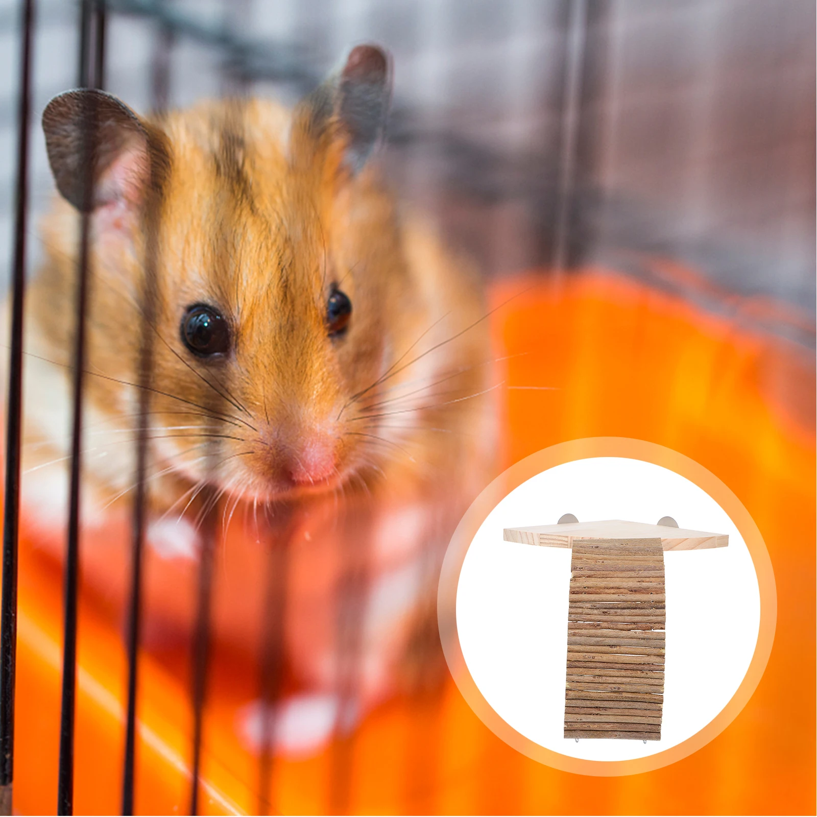 

Natural Climbing Small Animal Chew For Guinea Pigs Rabbits Chinchillas Gerbils Pet Ladder Enrichment Playset Cage Accessories