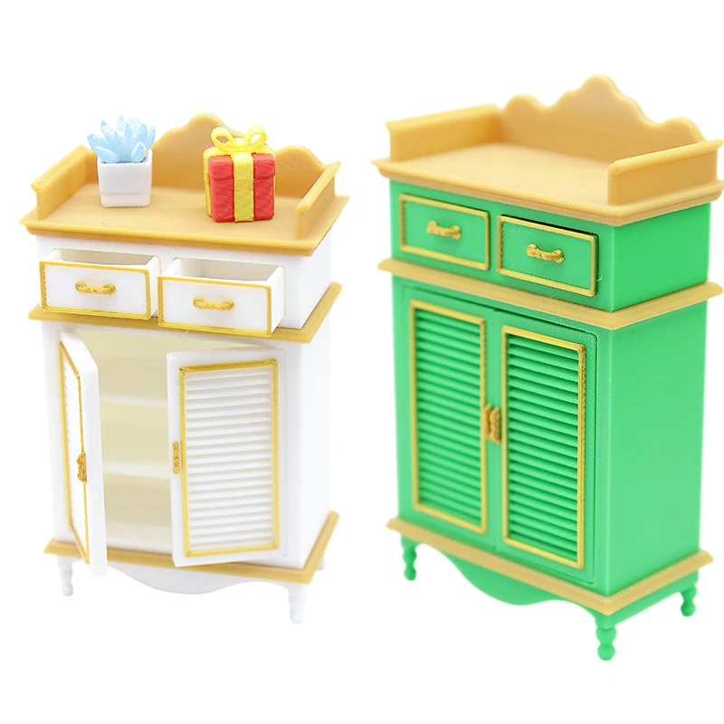 

Миниатюрный шкаф-буфет для кукольного домика 1/12, модель мебели для кукольного домика, украшение для сцены из жизни кукольного дома, игрушки для ролевых игр