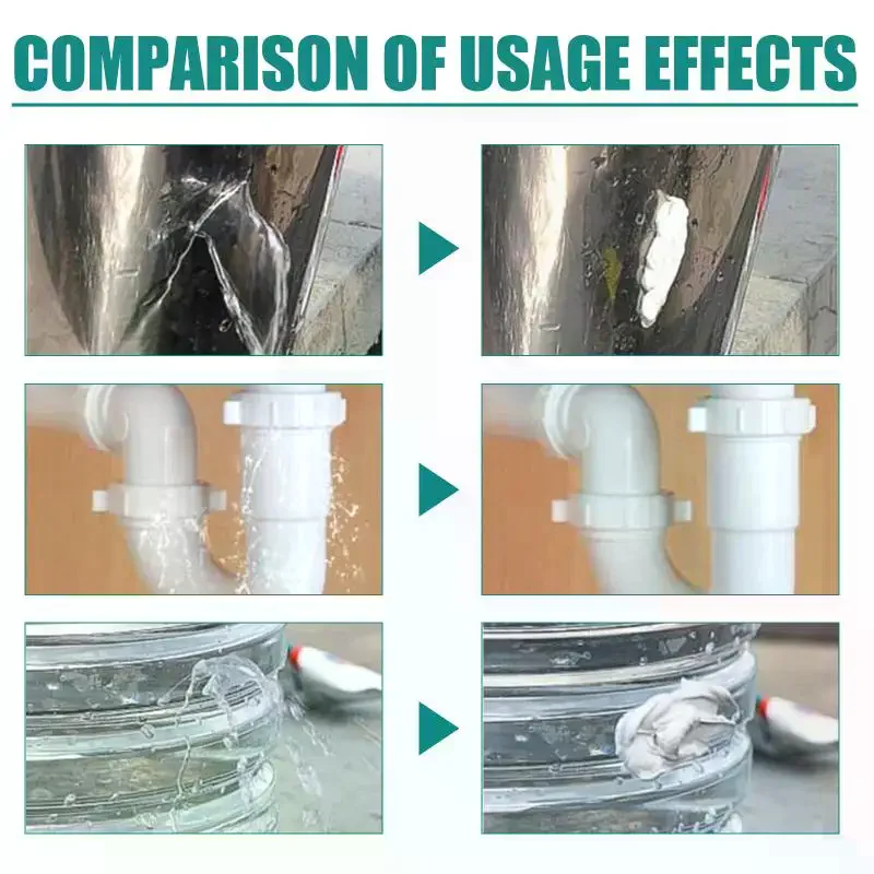 120ml Leak-Proof Glue Sealant Gel Underwater Super Strong Bonding Sealant for Planks Ceramic Glass Plastic Marble Metal