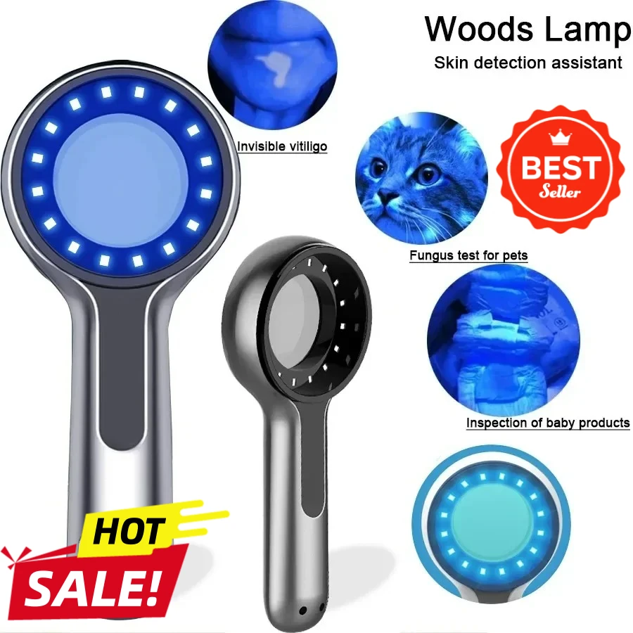 UV-Hautanalyse-Lampe, professioneller Gesichtsscanner, um versteckte Probleme mit Akneporen und Pigmentierung für eine bessere Pflege zu enthüllen