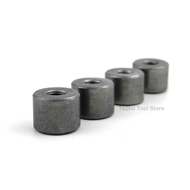 M8 M10 M12 M14 M16 M20 Lengthen Iron Column Joint Coupling Round Nut Standoff Spacer Internal Thread Joint Connect Screw Nut
