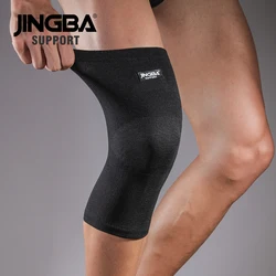 Supporto JINGBA 1 pezzo ginocchiera in Nylon elastico sport all'aria aperta ginocchiere da basket protezione per ginocchiera sicurezza Rodillera Deportiv