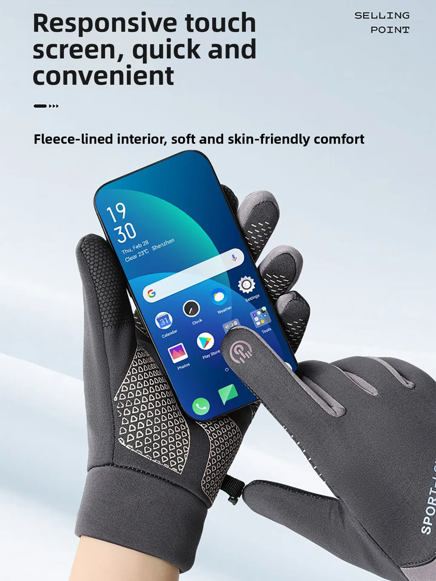 2026 Winter Touchscreen Gloves Women's Thickened Fleece Bicycle Riding Windproof  Vehicle Men's Warm Waterproof
