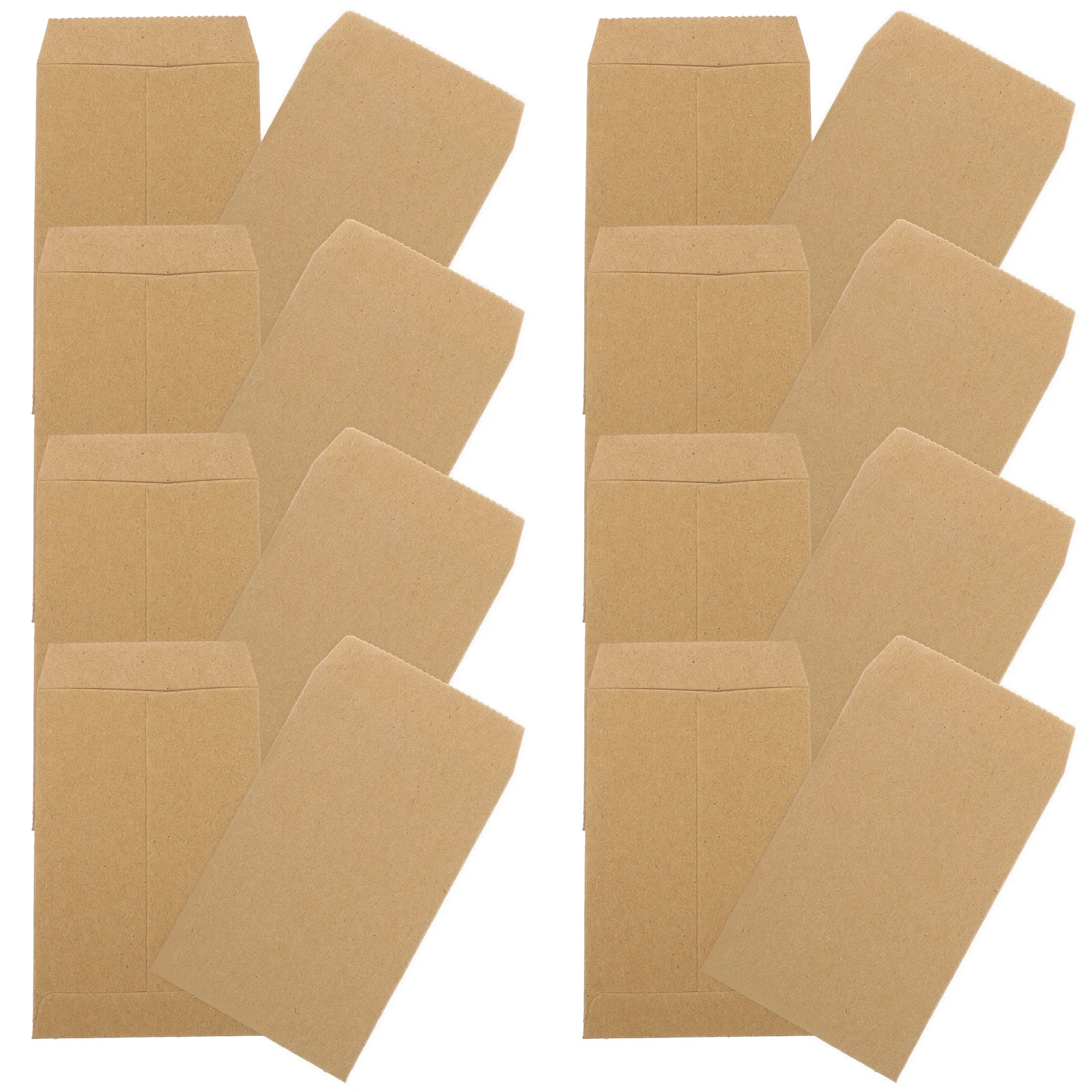 

100pcs Mini Envelopes Seed Bags Cowhide Color Small Items Storage Coin Envelopes Money Bags Seed Storage Solution