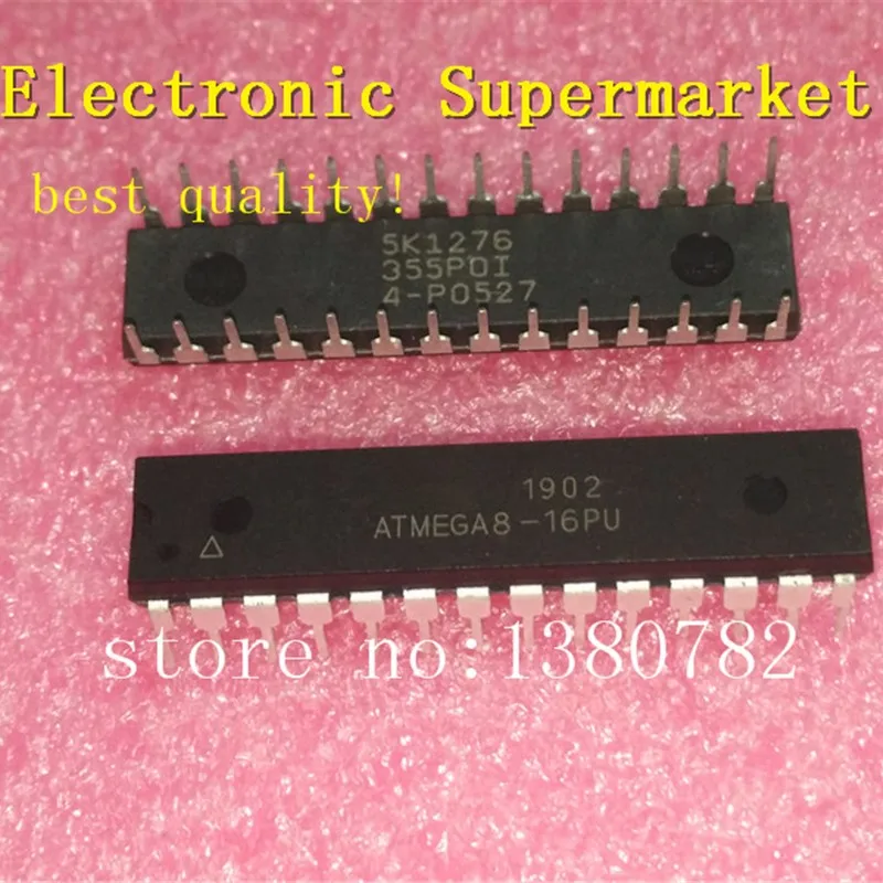 

Free Shipping 5pcs-100pcs ATMEGA8-16PU DIP-28 New original IC In stock!