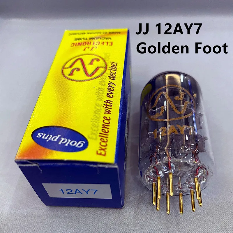 

Jj 12ay7 Vacuum Tube Golden Foot Replace El84 6n14pn 6bq5 6072 Russia Same Model Factory Test And Match Signal Tube