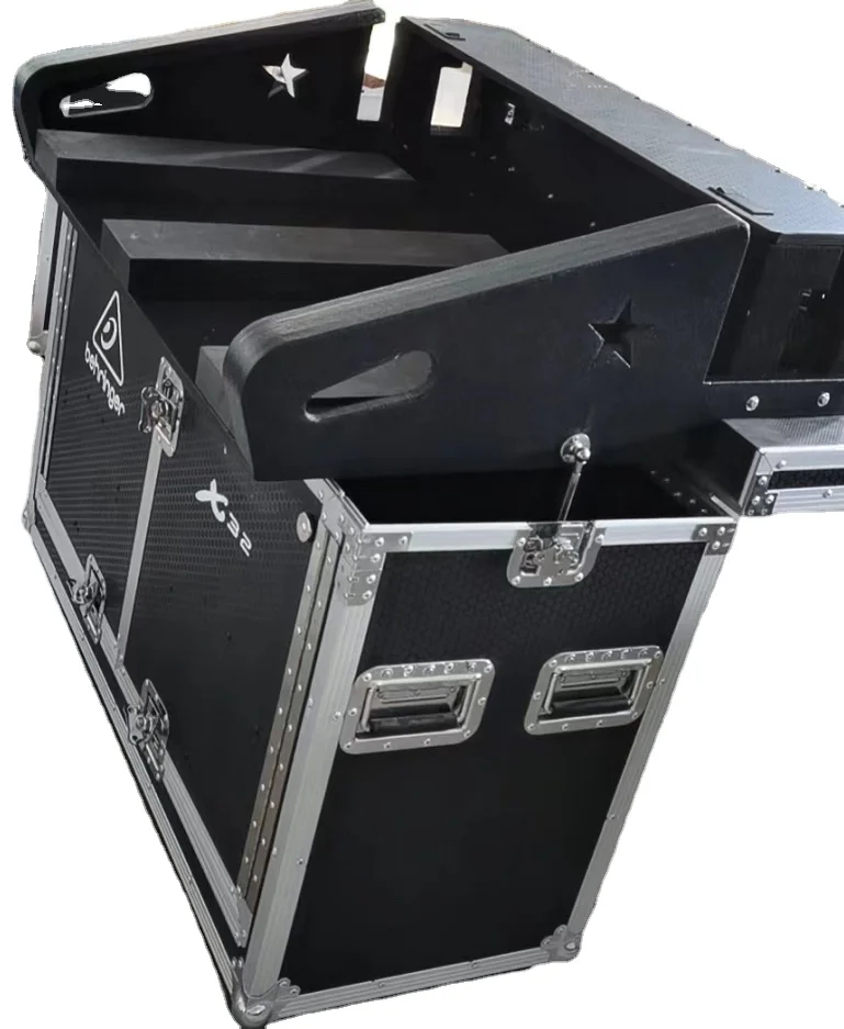 ForX32 Mixer Case Flip-Ready Easy Retracting Hydraulic Lift Road Mixer Console Flight Case For X32