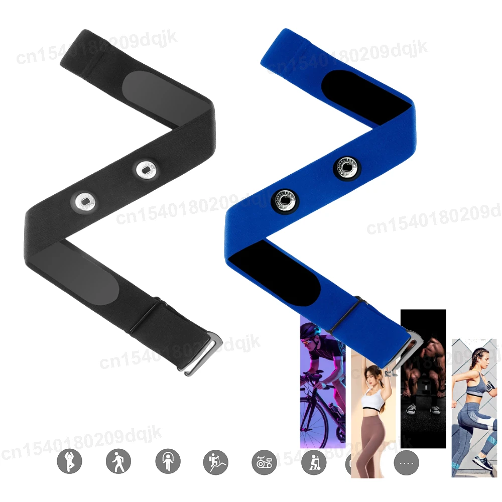 1Pc Heart Rate Monitor Replacement Strap Compatible with Polar H7 H9 H10 Coospo Wahoo Tick Garmin Magene Sensor Band Belt