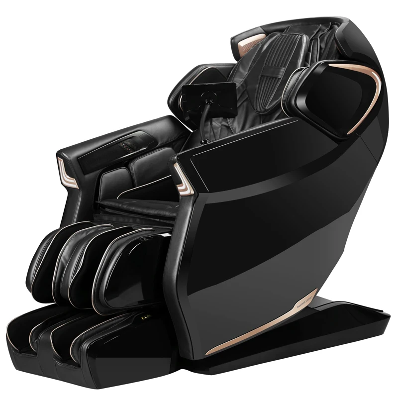 Professional 4D Massage Chair with 16 Auto Programs | Anti-Pinch Legrest | Heating & Zero Gravity | 4-Zone LED Lighting