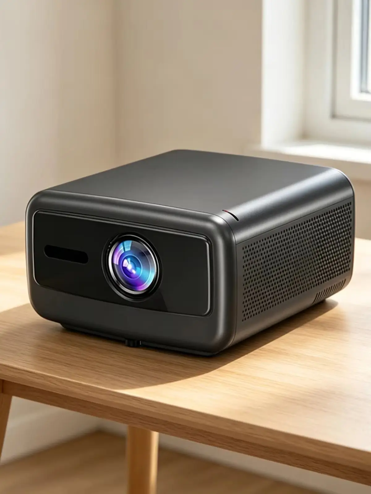Touyinger Q12W Pro Projektoren 2800ANSI 3G+128G Full HD 4K HDR10-Unterstützung Android 12 Beam Tragbarer Projektor Autofokus Heimkino-Qualität Versiegelte Optik
