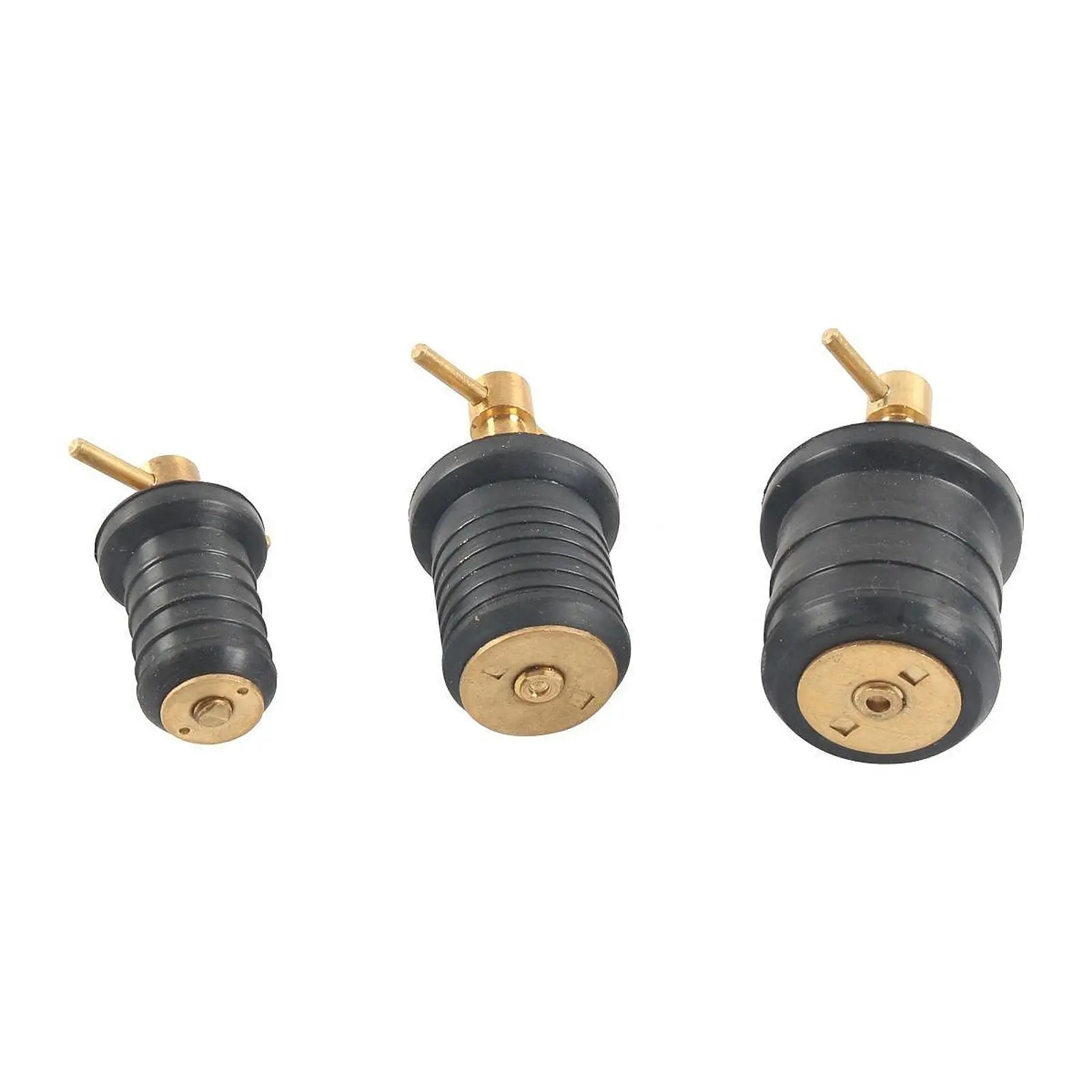 Marine Boat Drain Plug Brass Rubber Snap Tight Spare Parts for Vessel Hull Maintenance and Sealing