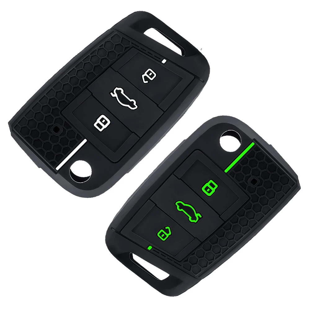 For VW golf 7 GTI POLO T-Cross T-Roc touran Tiguan Skoda Octavia Rapid kodiaq Fabia Seat Ibiza leon Ateca Arona key case cover