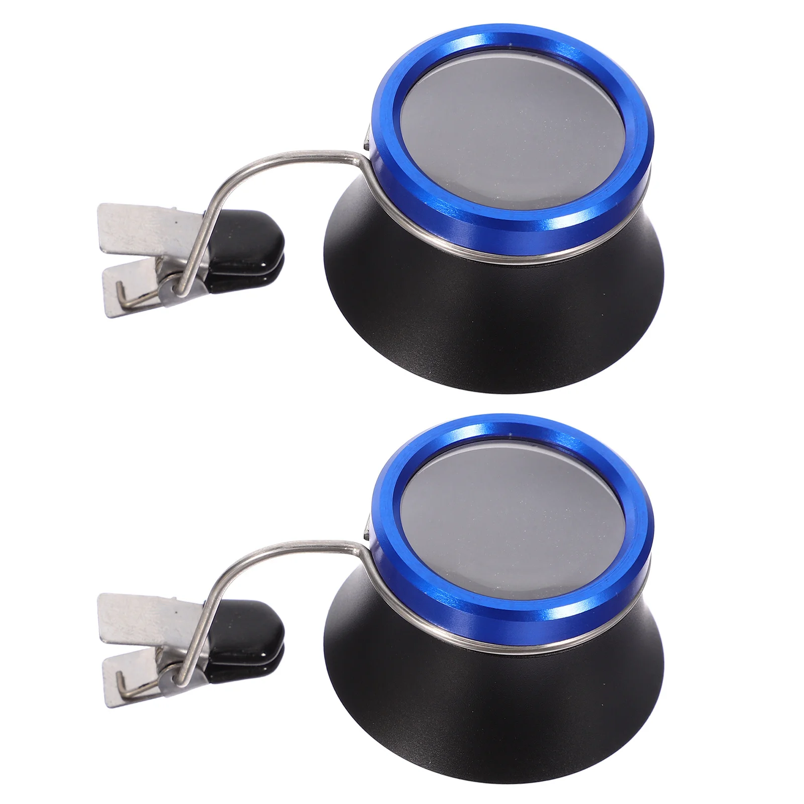 

2Pcs Jewelry Repair Tools Clip on Magnifier 10x Loupe Watchmaker Magnifying Glass Precision Clip-on Magnifier Jewelers Tools
