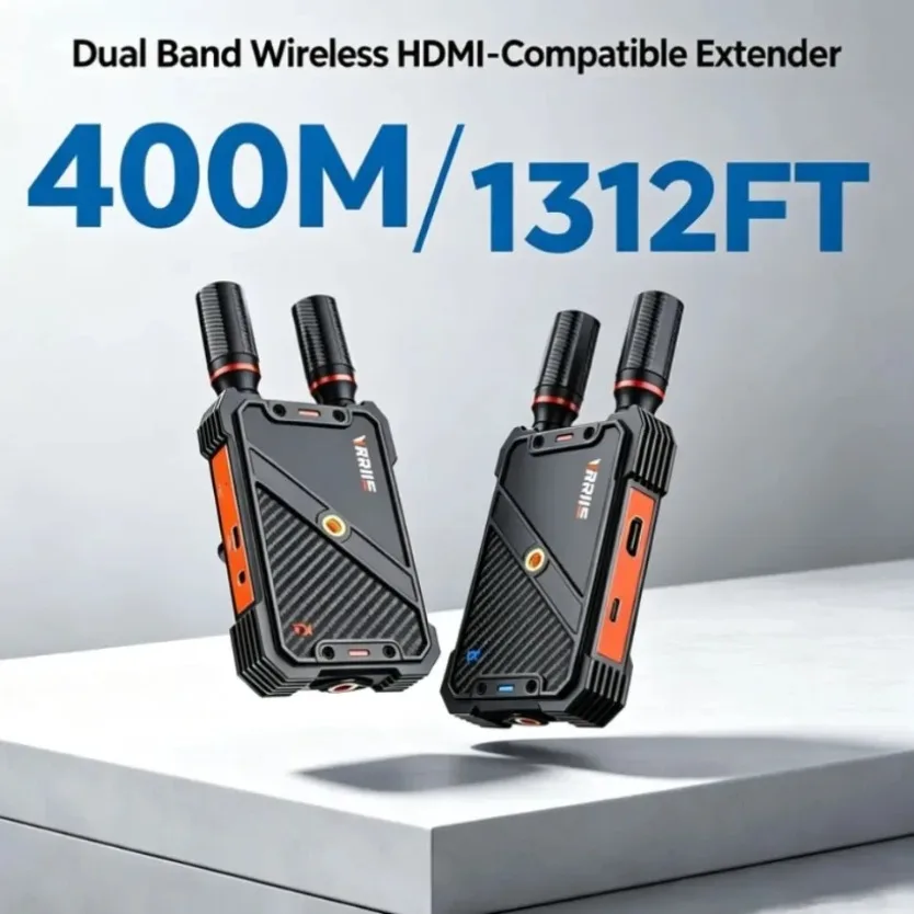 400M 5G 1080P Wireless HDMI-Compatible Video Transmitter Extender kit TV Stick Dongle Adapter For TV Box Monitor Projector PC