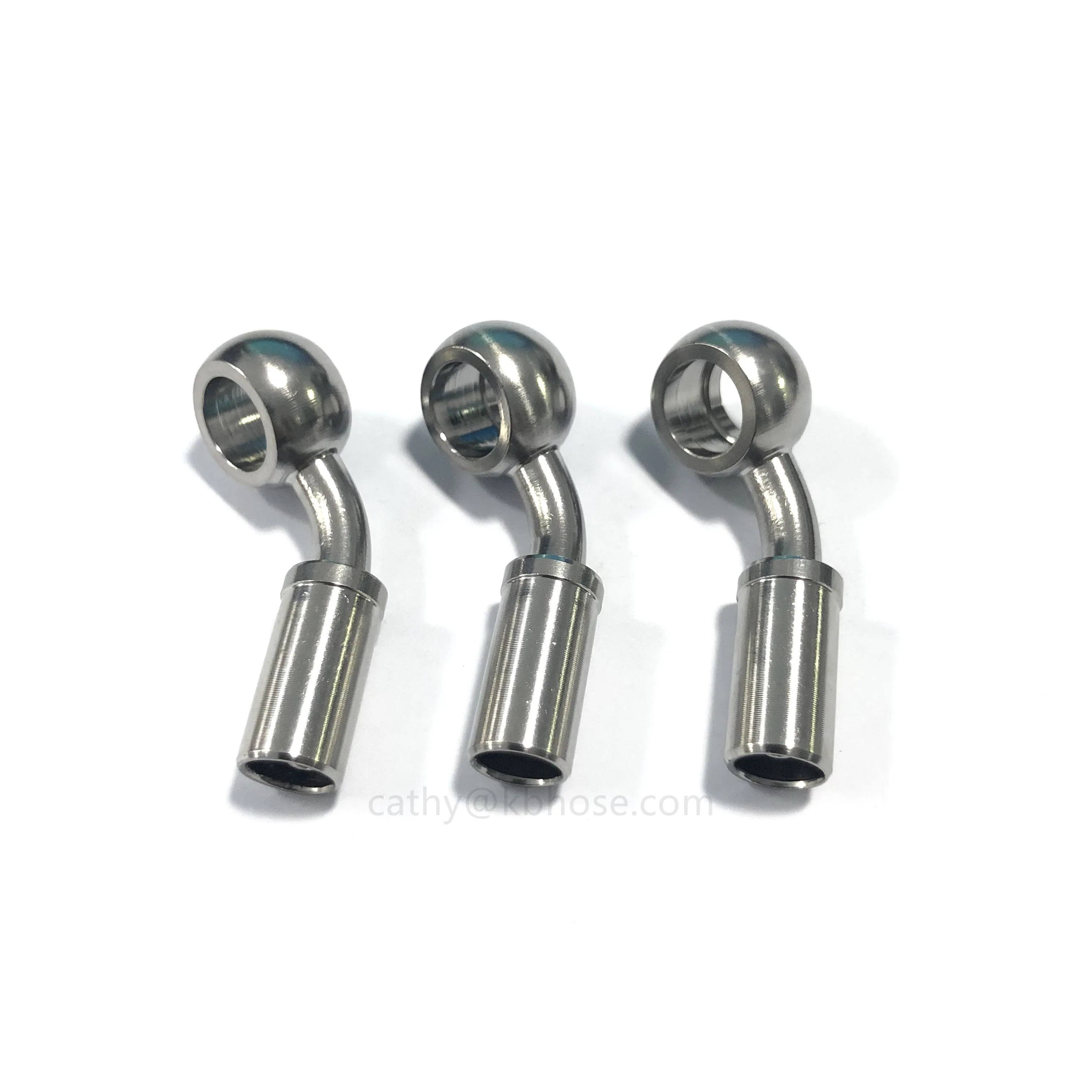 AN3 3AN Straight 0 28 45 90degree Stainless Steel Crimp Banjo Brake Hose Line Fittings