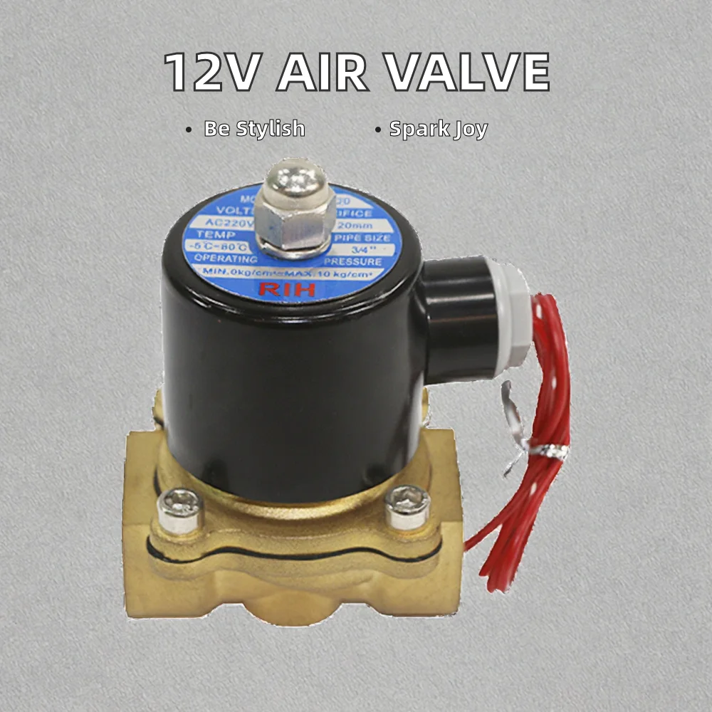 Elettrovalvola a sfera in ottone da 1 pollice ad alta temperatura, struttura a sfera, acqua pneumatica personalizzabile OEM, capacità di pressione di 10 chilogrammi