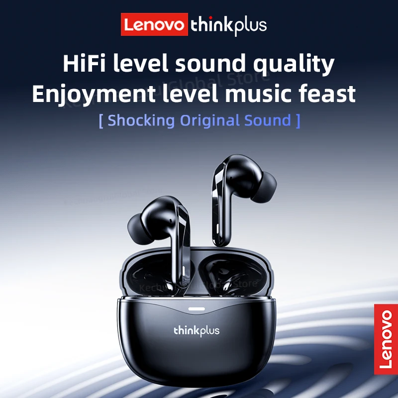 Lenovo XT52 Bluetooth 5.4 Earphones TWS Hifi Stereo Wireless Headphones Gamer Headset Noise Reduction Sports Earbuds 2025 New
