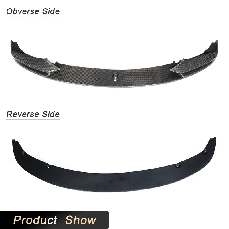 Carbon Fiber Front Bumper Lip Spoiler for BMW 5 Series F10 F11 M-Sport 528i 550i 2013-2016 Car Front Lip Chin Apron Body Kit view 6