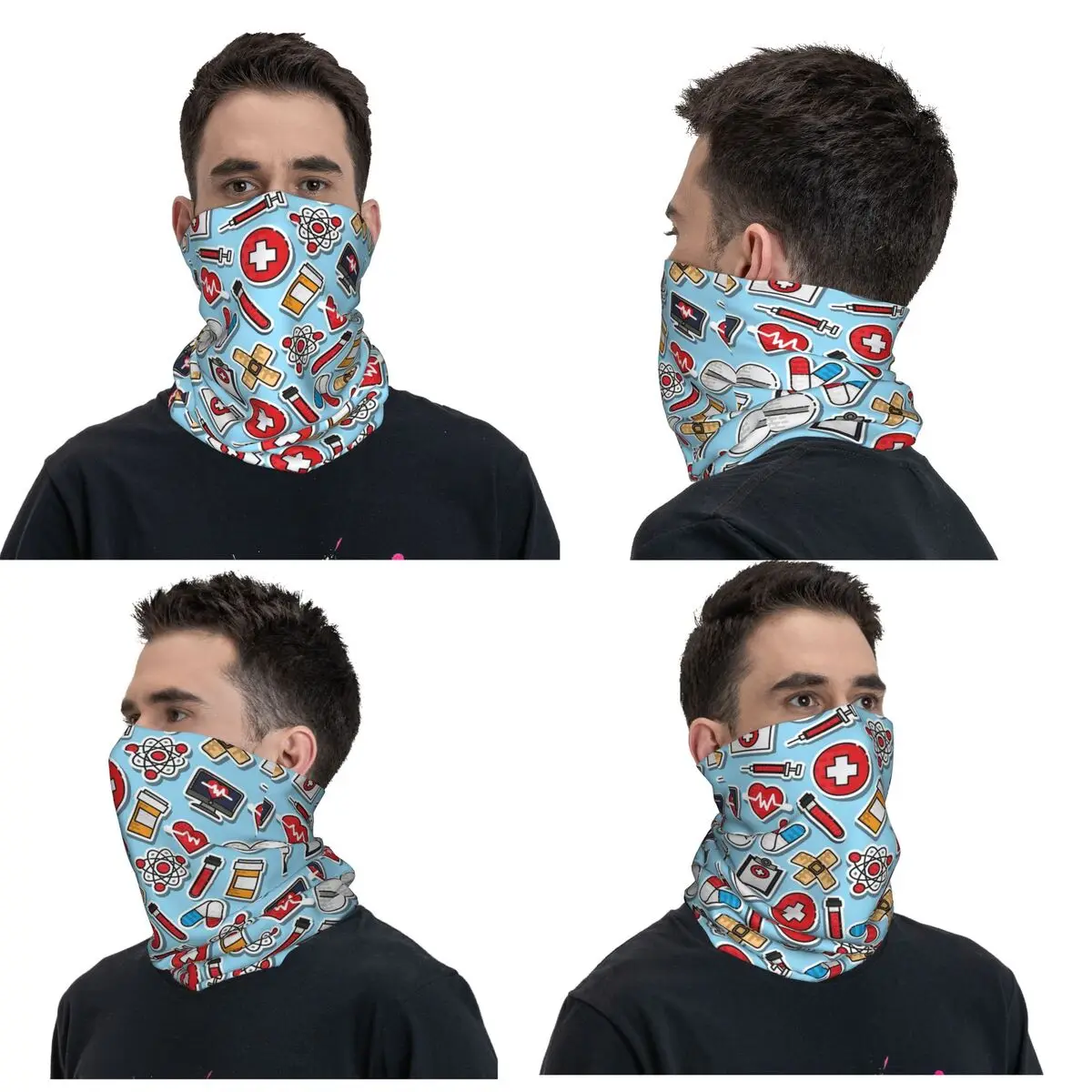 

Инструмент для кормления медсестры, бандана, гетры с принтом, шарф для лица, многофункциональный велосипедный шарф, велосипедный шарф унисекс для взрослых