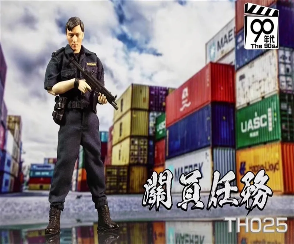 

90s TH025 1/12 Male Soldier Customs Officer Duties Model Toy Full Set 6'' Action Figure In Stock