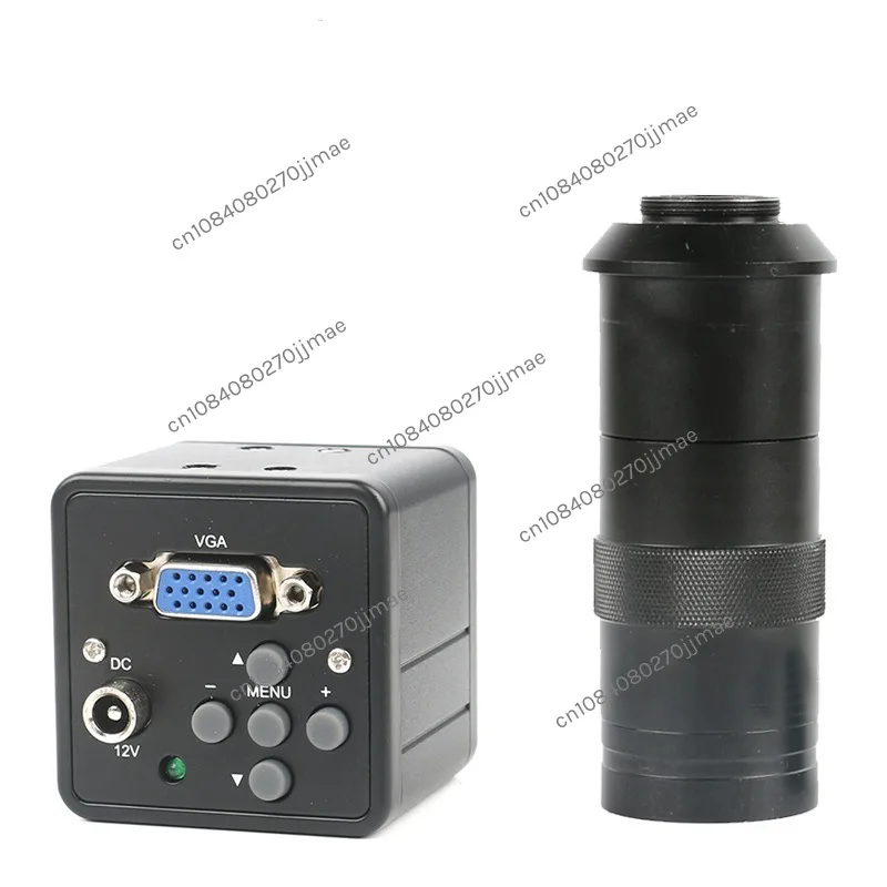 

2 Million Pixels VGA Industrial Camera Industrial Microscope Digital Electronic Magnifier 100 Times Lens