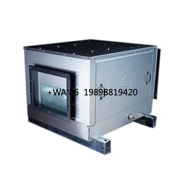 

Канальные фильтры-вентиляторы Эффективная очистка воздуха в помещении Стальные лопасти Больница Энергосберегающий OEM/ODM Потолочный вентилятор 380 В