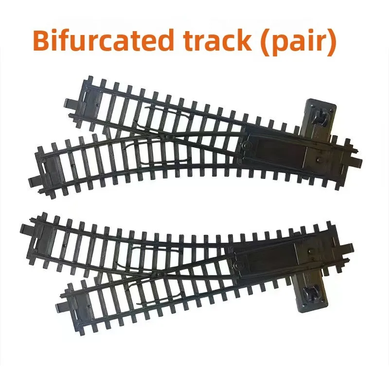 Electric Train Model Train Head Toy with Track Compatible Model Train Accessories