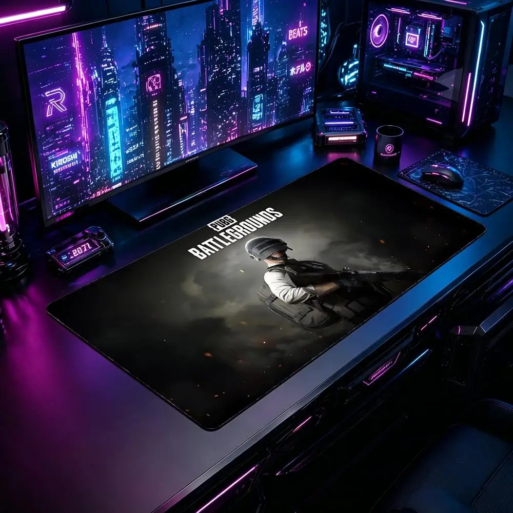 Gaming Mouse Pad PPUBG Mouse Pad XXL Large Desk Mat Non-Slip Rubber Extended Mousepad for PC Laptop Setup
