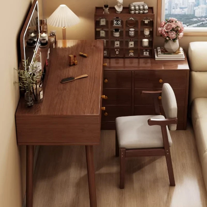 

Vintage Makeup Dressing Table Bedroom Organizer Cosmetics Modern Dressing Table Mid Century Luxury Penteadeira Chinese Furniture