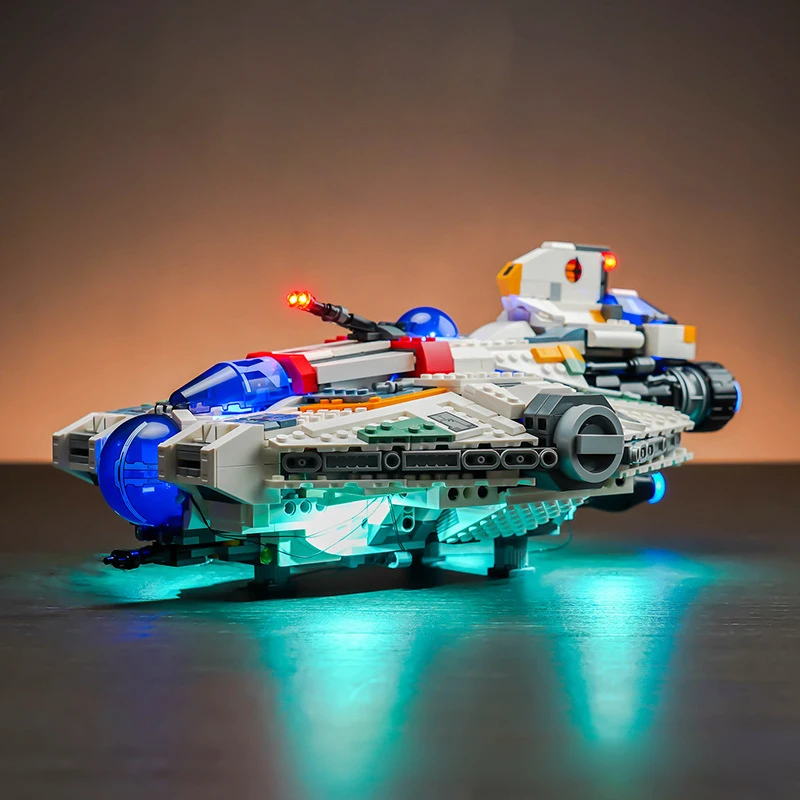 Lighting Set For 75357 Starings Wars SpaceShip Ghost Phantom II Not Include Building Block (Only Led Light Kit)