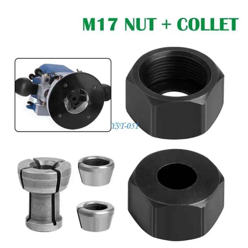 E15A Comprehensive Router Chuck Set Offering Multiple Size to Meet Machining Requirements and Boosting Productivity