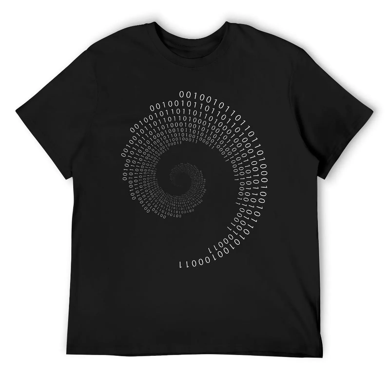 Harajuku Binary Fibonacci Sequence Spiral. Classic for T-shirt  Motion Tshirt Graphic Cool Graphic Aactivity Competition USA Siz