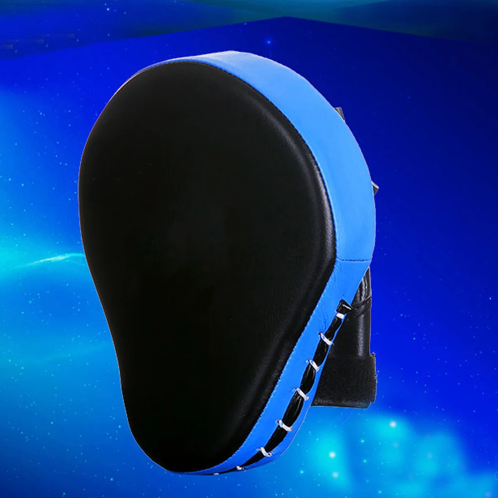 

1Pair Karate Boxing Mitts Target Punch Pads PU Mma Thai Kick Training Gloves Black Blue Boxing Mitt