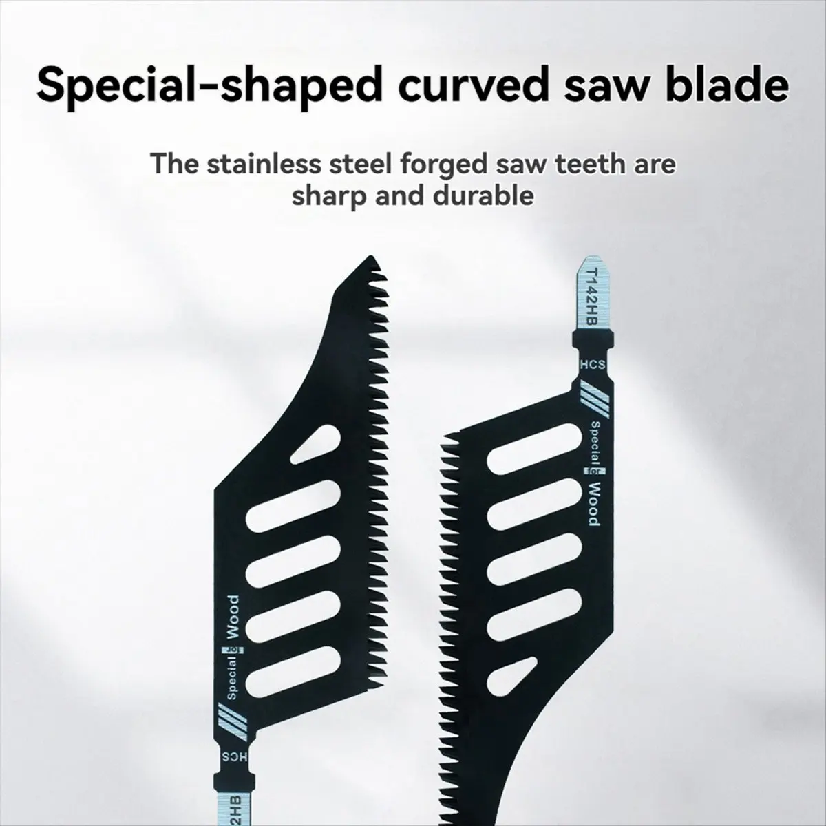 12pcs Jigsaw Blade Carbon Steel Scroll Saws Blades T-Shank Fine Coarse Teeth for Wood Aluminum Tight Spaces Cutting Tool