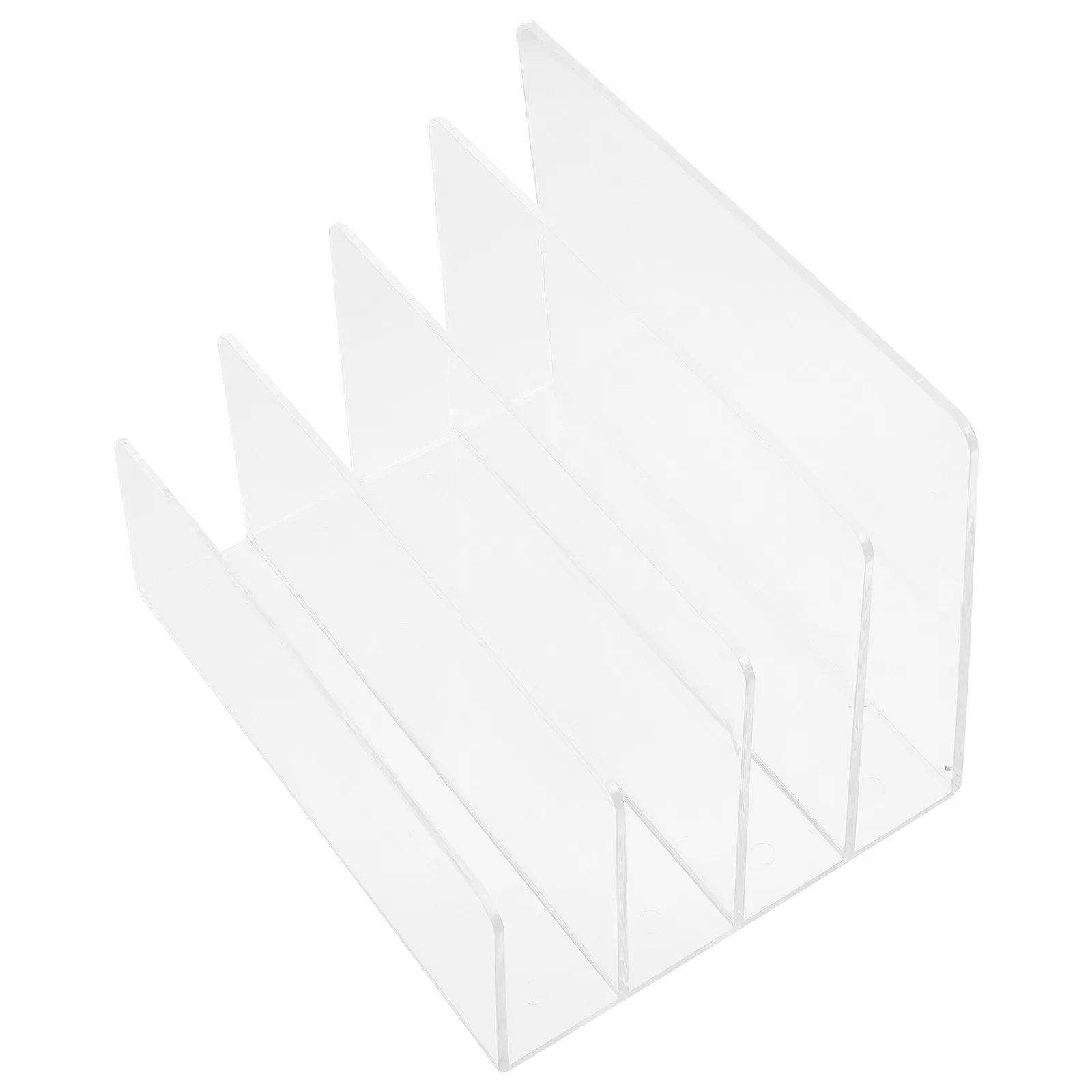 clear-desktop-ps-4-compartment-bookend-23x18x18cm-stable-magazine-display-stand-space-saving-file-organizer-for-office-school