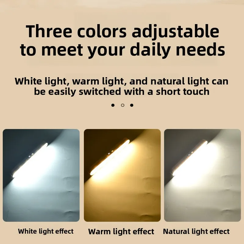 Cross-border Cool LED Study Dorm Lamp, Student Essential Magnetic Desk Lamp, LED Eye Protection Rechargeable Bedside Light