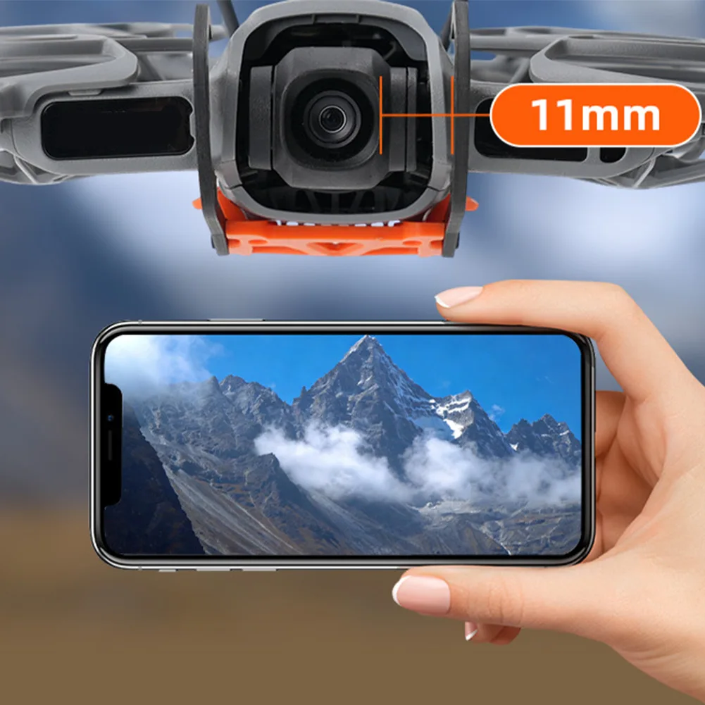 Carbon Fiber and ABS Gimbal Bumper Designed Exclusively for DJI Neo 2 to Absorb Shock and Preserve Functionality