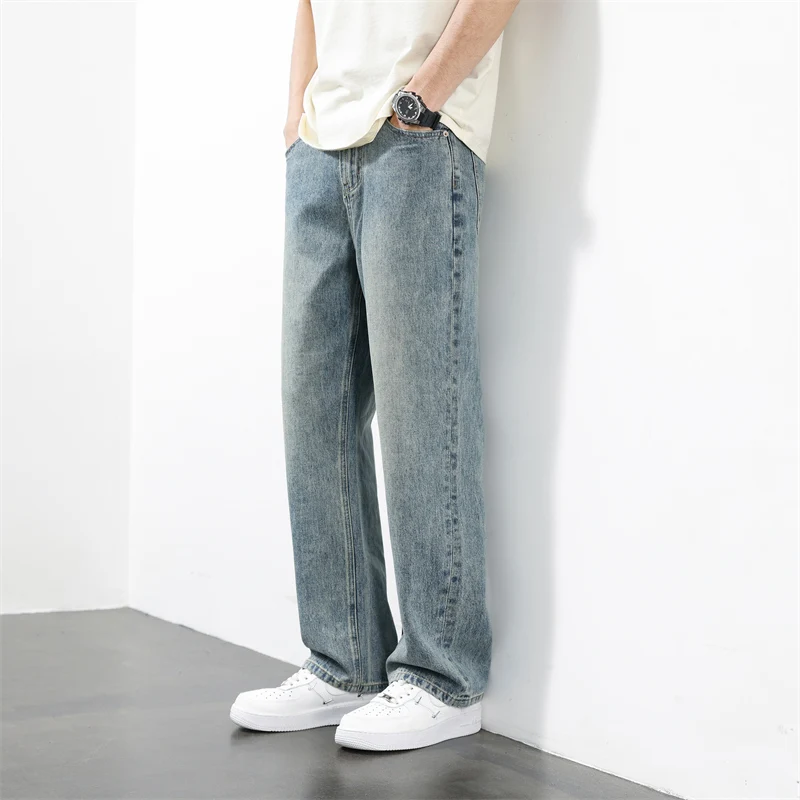 

2026 Spring/summer Jeans Men's Straight Leg Loose Casual Pants Korean Version Trendy Versatile Trousers