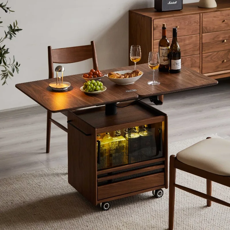 

Luxury modern solid wood lift coffee table, living room furniture