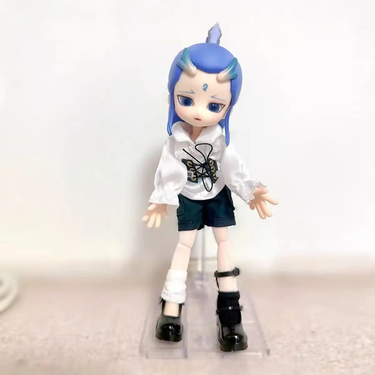 For Obitsu 11 Doll Goth Shirt Clothes Suit For OB11 Gsc 1/12 Bjd Molly YMY Doll Cloth Doll Outfit Dress Up GSC MollyP9 Universal