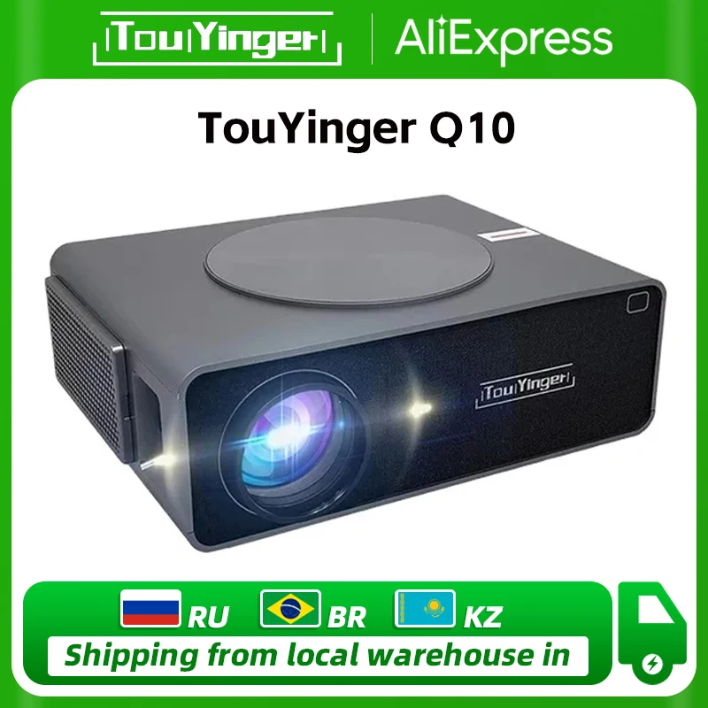 Touyinger Q10W Pro Cinema Video Proyector Android Hd 4k 1080p Led Home Theater Laser Projector 4k