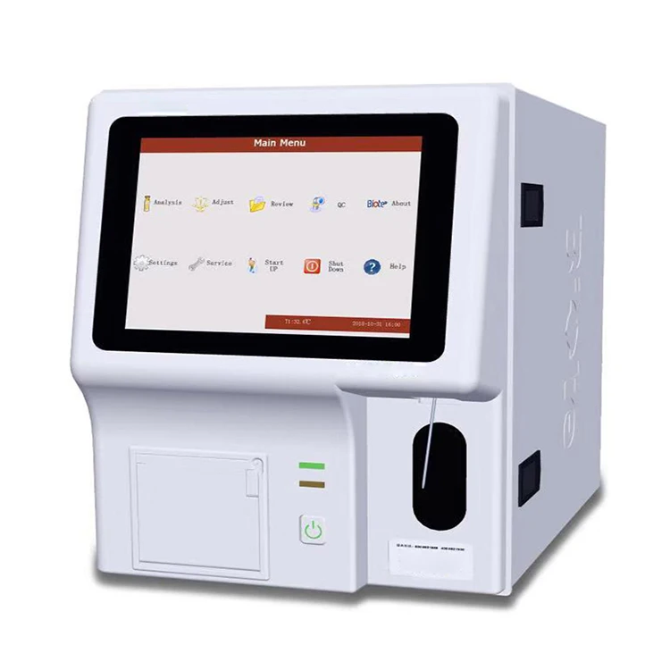 Hot Selling Clinic Lab Blood Test Machine 3-diff CBC WBC Auto Hematology Analyzer For Human