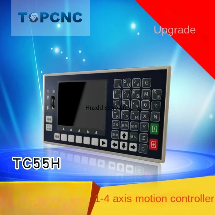 TC55H G code programmable 1-4 axis linkage, step/servo motor, micro numerical control system