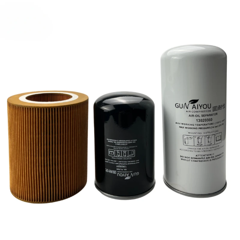 3pcs/lot 13020201 Genuine Oil filter Element OF For Gunaiyou Air Compressor 16bar High Pressure La ser Cutting Machine