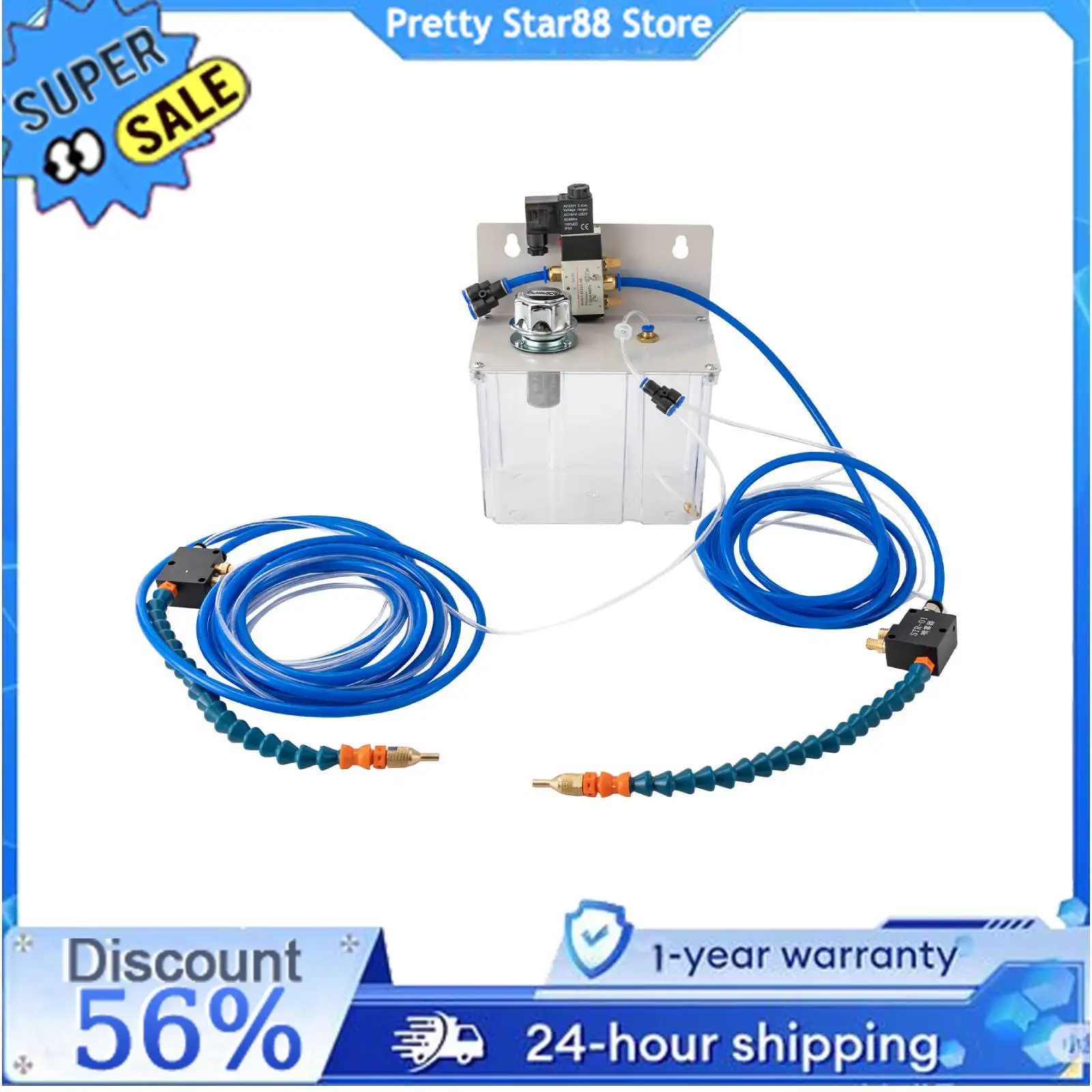 

Self-Priming Micro-Spray Machine Tool Cutting Spray Fog Coolant Lubricant Spray System for Air Pipe CNC Turning Machine Millin